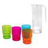 Clear Plastic 1.6Lt Multi Purpose Pitcher Jug with Lid &