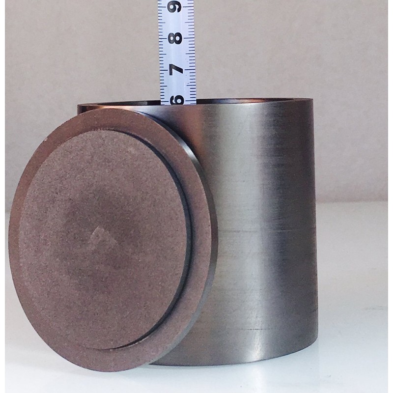 OTOOLWORLD Smelting Lab Graphite Crucible with Cover Lab Supply 70MM