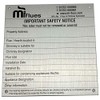 CHIMSOC Chimney Hearth Notice Plate - Aluminium