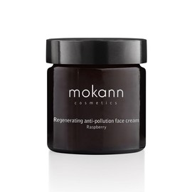 Crema Facial Regeneradora Antipolución Mokann Frambuesa 60 ml - Hidratación, Protección y Regeneración para la Piel Contra la Contaminación