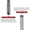 sourcing map Chucking Reamer 4.2mm H7 C1/K30 Carbide Tip Precision