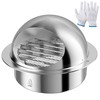 6 Inch Wall Vent Cover, HG Power Exhaust Vent with
