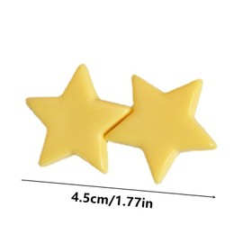 YiXjiuBP 4 Pcs Star Hair Clips Star Hairpin Hair Barrettes Duckbill Clip for Girls