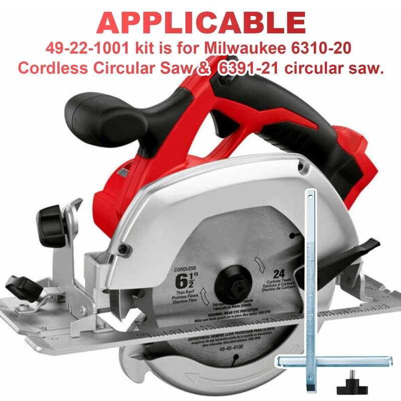Aulpq 49-22-1001 Circular Saw Rip Fence, for Milwauke 2630-20 M18