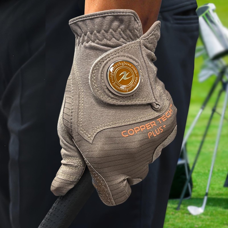 Copper Tech Men’s Golf Gloves - Joint Support for Golfers