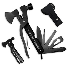 PODMemory Multitool Hammer For Husband, Multitool Camping Hammer For Dad, Multiltool Camping Gift, Gifts For Father's Day: Best BoyFriend Ever