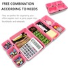 Newthinking Desk Drawer Organiser Trays, 8 Pack Square Organizer Box