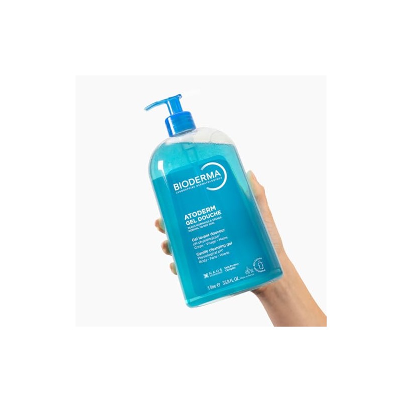 Bioderma Atoderm Moisturizing Shower Gel Body Wash For Normal To