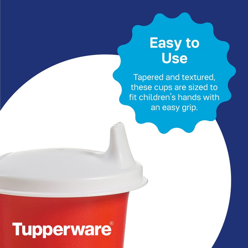 Tupperware Brand Bell Tumblers & Seals - 7 oz (200