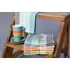 Solwang Tea Towels Set of 3 100% Cotton Turquoise