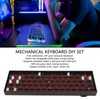 61 Keys Mechanical Keyboard DIY Kit Support Wireless 2.4G BT