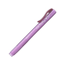 Pentel ZE11T-B "Clic Eraser 2" Radierstift, nachfüllbar mit ZER-2, Gehäuse semi-transparent rot, 1 Stück
