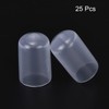 sourcing map 25pcs Rubber End Caps 12mm(1/2") ID PVC Vinyl