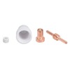 65Pcs Plasma Cutting Consumables Ceramic Copper Plasma Cutter Tips Kit