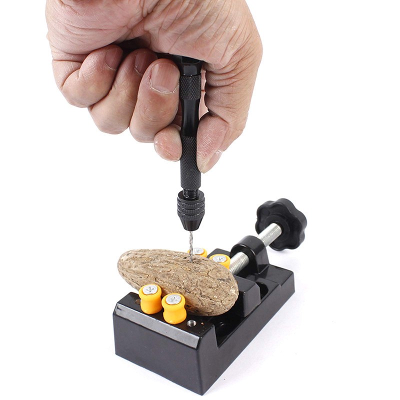 DXIA 31 Pieces Pin Vise Hand Drill Bits, Hobby Drill