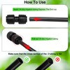 MIXC 20 Pack 1/4" Drip Irrigation Coupling Connectors, Quick Connect