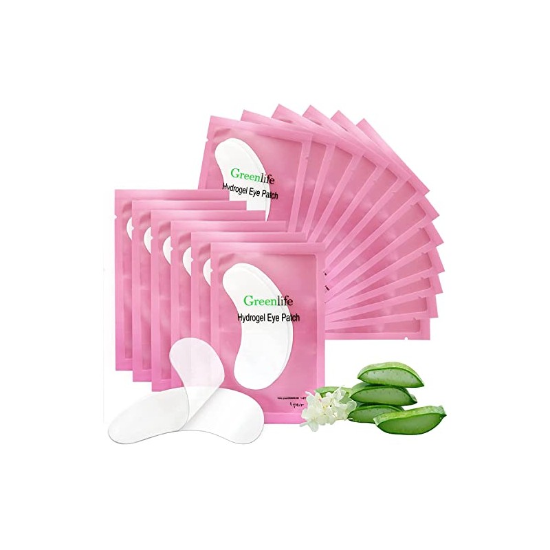 100 Pairs GreenLife Natural Hydrogel Eye Gel Pads - Collagen