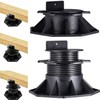 BGTLGIO 12Pack Adjustable Deck Support Pedestal Deck Foundation Base Support