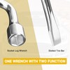 AICARS Lug Wrench Lug Nut Wrench L Type with 19mm