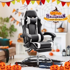 SMUG Ultimate Gaming Throne Ergonomic Computer Chair with Footrest, Adj. 360° Swive - pink