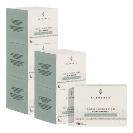 Toallitas Faciales Secas Desechables Extra Gr Elementa 300pz
