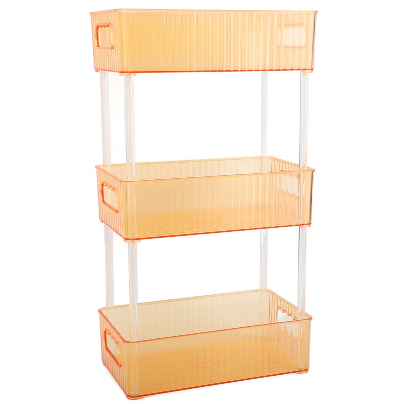 Acrylic Bathroom Storage Rack 3 Tiers Bathroom Counter Organizer Countertop