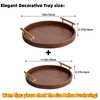 JUMBO HUMBLE Modern Decorative Serving Tray, Set of 2 Modern