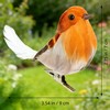 TUESMEILL Artificial Birds for Crafts Clip On Bird Ornaments Artificial