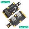 M.2 Key B to Mini PCI-E Adapter with Dual Nano