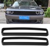 Car Front Grille Trim Bright Black UV Protection Coating Replacement