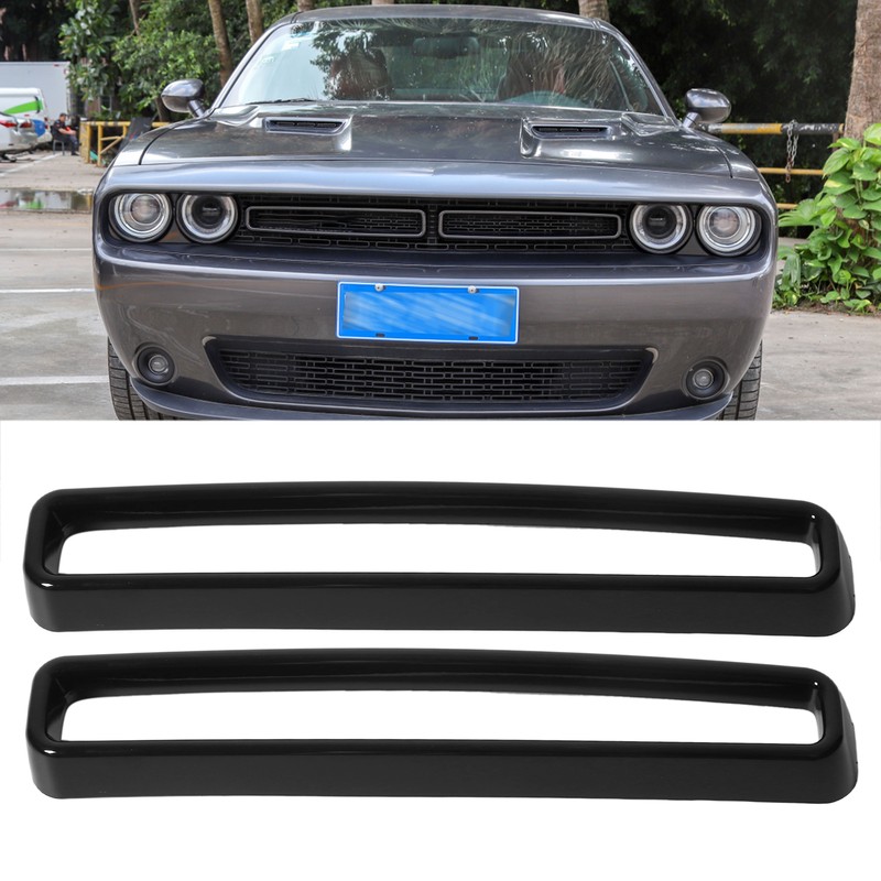 Car Front Grille Trim Bright Black UV Protection Coating Replacement