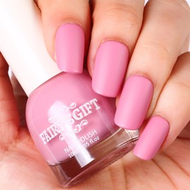 Major Dijit Matte Nail Polish Air Dry Nail Lacquer for Nail Art Varnish, Mist Effect Matte Finish Velvet Nail Polish, 0.35 fl oz (Deep Pink-22, 10 ML)