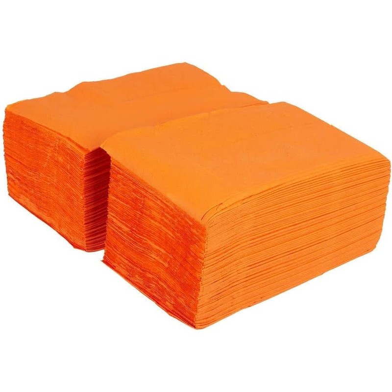 Orange Dinner Napkins | 2-Ply, | 15" x 17" -
