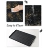 SUPENUIN Boot-Tray Heavy Duty Rubber Mat with Lip Waterproof Shoe