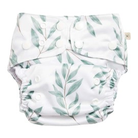 EcoNaps 2.0 Modern Cloth Nappy, Olive Leaf