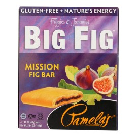 UD_Pamela's Products Case of 8 Gluten-Free Big Fig Bar-Mission Fig 5.64 oz Fruit & Vegetable Snack