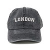 PD vacation cap, London embroidered baseball cap, cotton baseball cap,