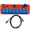 Relay Module Interface Board for LowLevel Trigger USB Serial Port