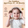 Lilian&Gema 2-in-1 Baby Ear Muffs Noise Protection, Adjustable Headphones with