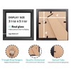 LaVie Home 4x4 Picture Frames (12 Pack, Black) Simple Designed