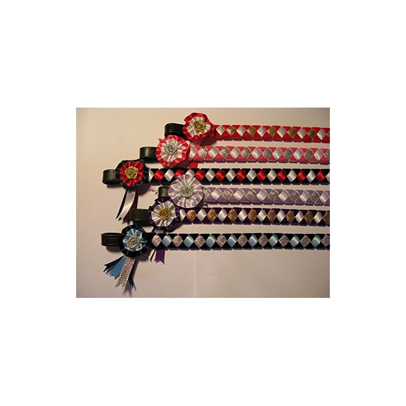 IV Horse Velvet and Satin Browbands with Mini Rosettes sizes