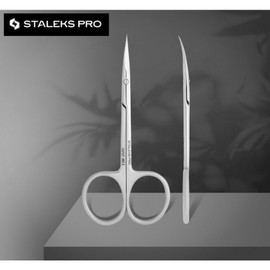Cuticle Nail Scissors STALEKS PRO Expert 50 Type 3 Professional Cuticle Scissors European Stalex, 1 Piece / 큐티클 네일 가 STALEKS PRO Expert 50 Type 3 Professional Cuticle Scissors 유럽 스탈렉스, 1개