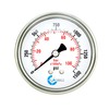CARBO Instruments 2 1-2" Pressure Gauge, Stainless Steel Case, Chrome