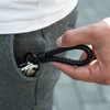 SERASAR Llavero Cuero Vacuno con Anilla Acero Inoxidable para Coche