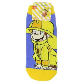 Small Planet Curious George Character Women's Socks/Firefighting