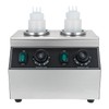 WUSILILU 2 Bottle 0.72Qt Commercial Electric Sauce Bottle Warmer, 400W