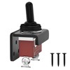 RVBOATPAT Waterproof Toggle Switch 12V with Mounting Bracket SPST ON/Off