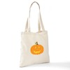 CafePress Smiling Jack O Lantern Tote Bag Reusable Natural Beige
