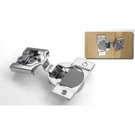 Berta 40-Pack, 1/2 inch Overlay Soft Closing Face Frame Cabinet Hinges, 105 Degree 6-Ways 3-Cam Adjustment Concealed Kitchen Cabinet Door Hinges with Screws (1/2 in. Overlay, 40 Pieces)