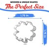 Foose Cookie Cutters Miniature Four Leaf Clover Cookie Cutter 1.75